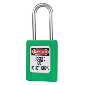 Lockout Padlock, KA, Green, 1-7/8"H, PK6 - S31KAS6GRN