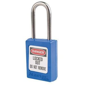 Lockout Padlock, KA, Blue, 1-13/16"H, PK12 - S31KAS12BLU