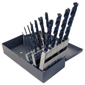 15PC 118° General Purpose Taper Length Drill Set Chicago-Latrobe 120 Steam Oxide HSS 1/16-1/2x1/32 - 69884