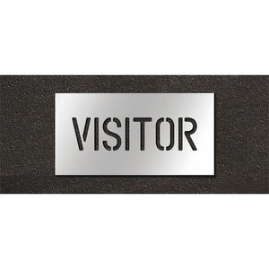 Pavement Stencil, Visitors, STL-108-70434 - STL-108-70434