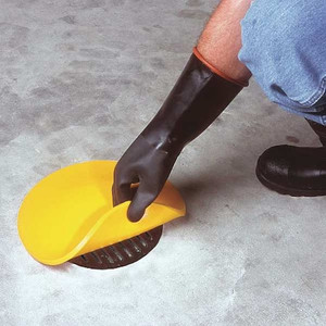 Drain Seal, 20inLx20inWx3/8in Thick, Yllw - 48FZ16