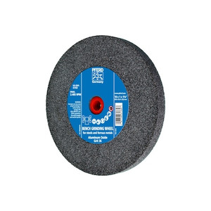 10" x 1" Vitrified Bench Wheel - 1-1/4" A.H., Aluminum Oxide, 36 Grit - 61769 10" x 1" Vitrified Bench Wheel - 1-1/4" A.H., Aluminum Oxide, 36 Grit - 61769