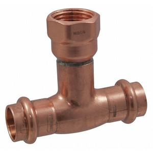 Tee, 2-1/2" x 2-1/2" x 3/4", Press x FIP - 9124800PC