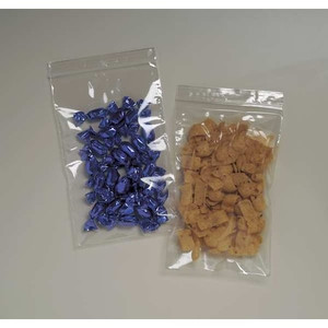 Reclosable Poly Bag Zipper Seal 9" x 6", 2 mil, Clear, Pk1000 - 9GAW0
