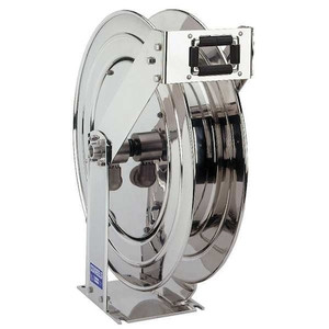Spring Return Hose Reel, 3/4 in Hose Dia., 50 ft Length, 300 psi - TSHL-N-550-SS