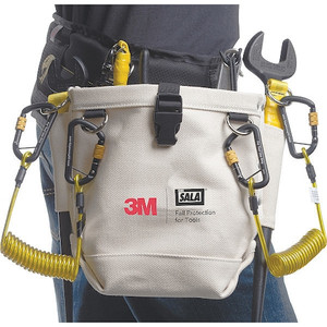 Tool Pouch, Pouch, White, Canvas - 1500132