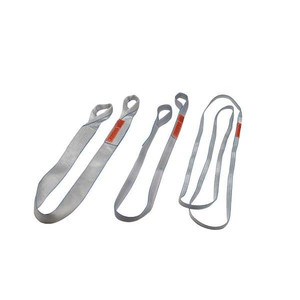 Web Sling, Type 3, 12 ft L, 4 in W, Polyester, Silver - EE1804TFX12