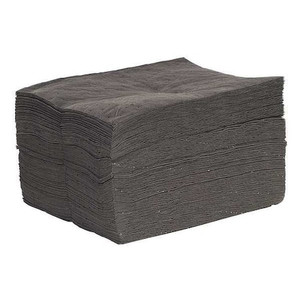 Sorbents, 20.8 gal, 15 in x 19 in, Universal, Gray, Polypropylene - GPF100M