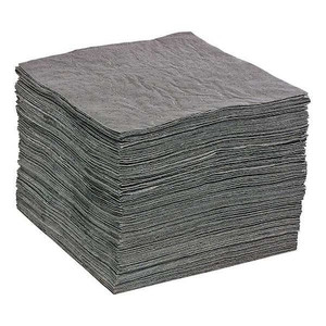 Sorbents, 28 gal, 15 in x 19 in, Universal, Gray, Polypropylene - GPF200S
