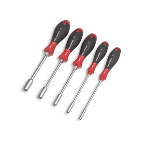 Nut Driver Set, 5 Pieces, Metric, Solid - 34791