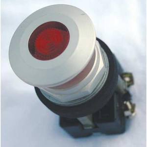 Illuminated Push Button, 30 mm, 1NO/1NC, Red - HT8FBRABF7