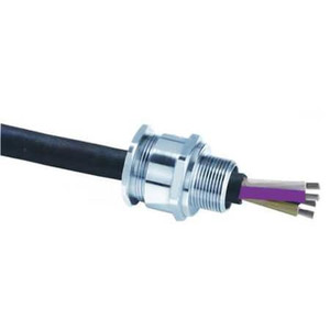 Cable Connector, 1-1/2 in, Straight, Silver - 50SA2F1505