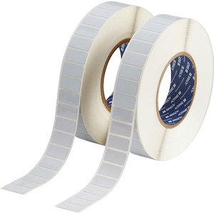 Matte WT 1 mil Polyimide Circuit Board Lbls 0.5 in H x 1 in W White PK of 2/RL, 2PK - THT-59-729-10