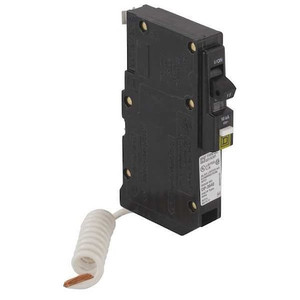 Miniature Circuit Breaker, QO Series, 15A, 1 Pole, 120V AC, 22kA at 120V AC - QO115VHCAFI