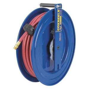 Spring Rewind Right-Mount Hose Reel, 1/4" Hose Dia., 25 ft. Length - EZ-SR13-L125