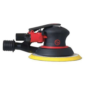 6 Inch Air Random Orbital Sander, Central Vac, Hook & Loop, 6 Pad Holes, 0.28 HP / 210 W - 12000 RPM - CP7255CVE