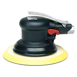 6 Inch (150 mm) Air Random Orbital Sander, Non-Vacuum, Hook & Loop, 0.28 HP / 210 W - 12000 RPM - CP7250E