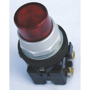 Illuminated Push Button, 30 mm, 1NC, Red - HT8GBRBF7
