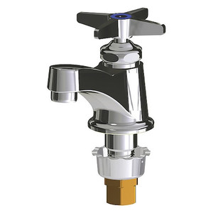 Manual Single Hole Mount, 1 Hole Low Arc Bathroom Faucet, Chrome - 700-E74COLDABCP