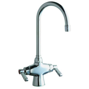 Manual, Single Hole Mount, 1 Hole Gooseneck Bar Faucet - 50-E35-XKABCP