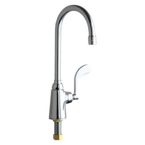 Manual, Single Hole Mount, 1 Hole Gooseneck Bar Faucet - 350-E35-317XKABCP