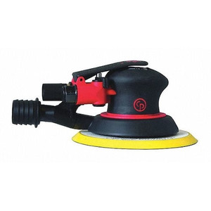 6 Inch (150 mm) Air Random Orbital Sander, Non-Vacuum, Hook & Loop, 0.28 HP / 210 W - 12000 RPM - CP7225E-3