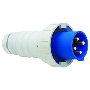 Pin and Sleeve Plug, Red, 3 Poles - BRY460P9W