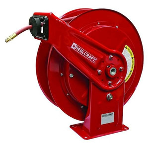 Spring Return Hose Reel, 3/8 in Hose Dia., 75 ft Length, 300 psi - HD76070 OLP