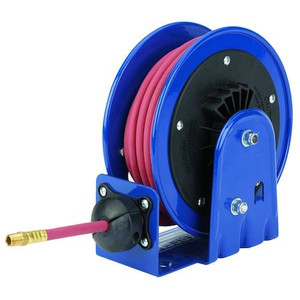 Spring Return Hose Reel, 1/4 in Hose Dia., 25 ft Length, 300 psi - LG-LP-125