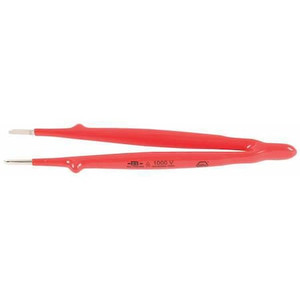 Insulated Tweezers, Straight Blunt, 8 In - 75220