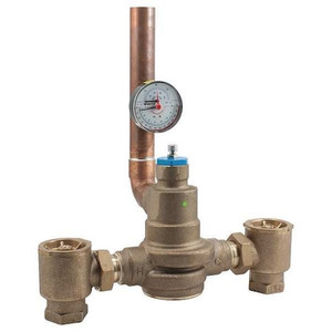 Mixing Valve, Lead Free Brass, 125 psi - LFSH1434 W/TP GAUGE