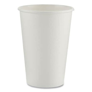 Paper Cups, Hot, 16 oz, White, PK1000 - 2346W Paper Cups, Hot, 16 oz, White, PK1000 - 2346W