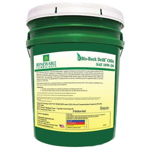 Biodegradable Rock Drill Oil, 10W-20, 5 gal. - 83004