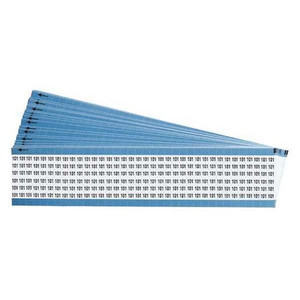 Wire Markers, Legend 101, Black/White, PK25, TWM-101-PK - TWM-101-PK