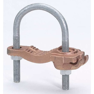 Pipe Ground Clamp, 4AWG, 8.62In - GAR3906