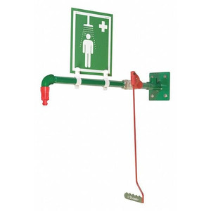 Drench Shower, Wall Mount, Galvanized - 23GH