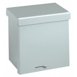 Carbon Steel Electrical Enclosures, 12 in H, 6 in D, 12 in W, NEMA 3R, Screw On - RSC121206GNK