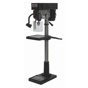 Floor Drill Press, Belt Drive, 1 hp, 115/230 V, 16 7/8 in Swing, 12 Speed - IDP-17