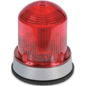 Warning Light, LED, 120VAC, Red, 65 FPM - 125LEDFR120A