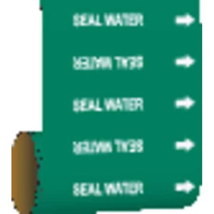 Pipe Marker, Potable Water, Green, 41472 - 41472