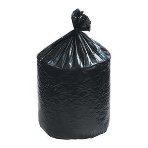 Trash Bags, 40 in x 46 in, Black, 100 PK - LBF4046X3B