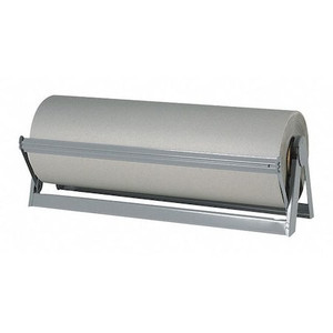 Bogus Kraft Paper Roll, 50#, 18" x 720', Gray, 1 Roll - KPB1850