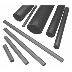 Heat Shrink Tubing, Black, 1.5" dia, 4ft. - HSB150H48PF5