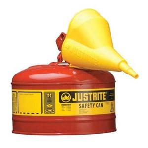 2 1/2 gal Red Steel Type I Safety Can Flammables - 7125110