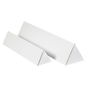 Triangle Mailing Tubes, 2" x 36 1/4", White, 50/Bundle - MTM236