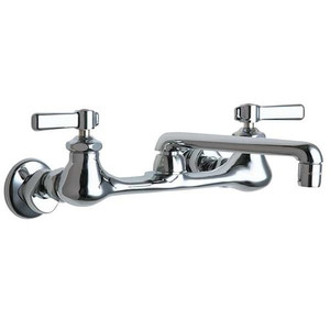 Manual, 7-1/4" to 8-3/4" Mount, Commercial 2 Hole Straight Kitchen/Bathroom Faucet - 540-LDXKABCP