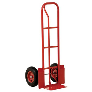 P-Handle Hand Truck 600 lb Pneumatic Wheels 22 x 22 x 52 - SPHT-600S-IND