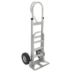 Silver P-Handle Hand Truck Pneumatic Wheels - ALUM-P Silver P-Handle Hand Truck Pneumatic Wheels - ALUM-P