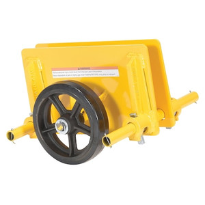 Yellow Adjustable Panel Dolly 1000 lb Capacity Mold-on-Rubber Casters - PLDL-ADJ-8MR Yellow Adjustable Panel Dolly 1000 lb Capacity Mold-on-Rubber Casters - PLDL-ADJ-8MR