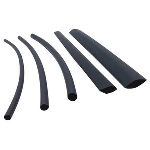 Shrink Tubing, 0.807in ID, Black, 200ft - 46-327